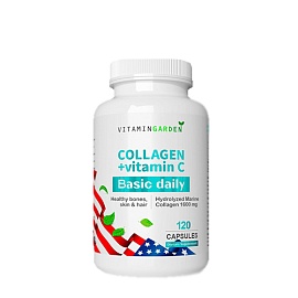 Vitamin Garden Collagen+Vitamin C Basic Daily 120 Caps 