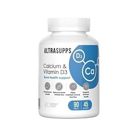 UltraSupps Calcium & Vitamin D3 90 Tabl