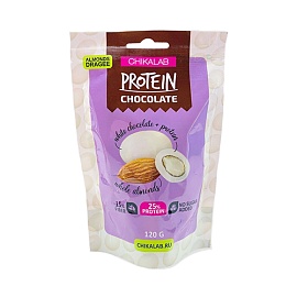 Chikalab Drage Protein White Chocolate 120 g Almonds