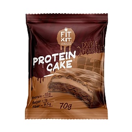 FitKit Protein Cake 50 g Double Chocolate 
