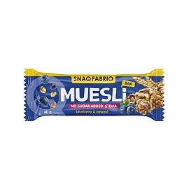 Snaq Fabriq Muesli Bar 40 g Blueberry & Peanut
