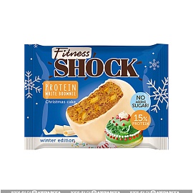 Fitnes Shock Protein Brownie 50 g Christmas Cake