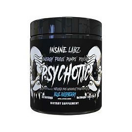 InsaneLabz Psychotic Black 220 g Blue Raspberry