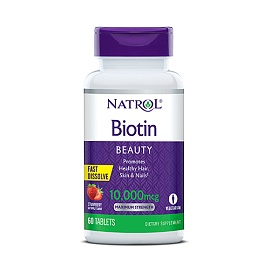 Natrol Biotin 10.000 mcg 60 caps Strawberry