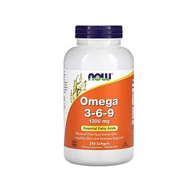 NOW Omega 3-6-9 1000 mg 250 softgels