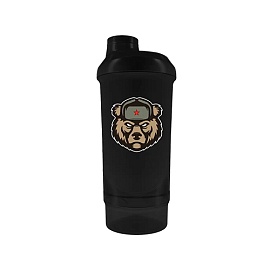 Шейкер Russian Bear (Head) Smart 500ml+150ml