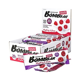 Bombbar DUO 60 g Raspberry&Cream