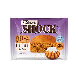 Fitnes Shock Protein Biscuit 40 g Rum Baba