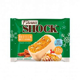 Fitnes Shock Protein Brownie 50 g Apple Strudel