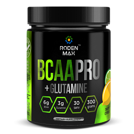 Roden Max BCAAPRO + Glutamine 300 g Citrus 