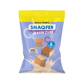 Snaq Fabriq Snaqfer Wafer Cube 100 g Creamy Flavor 