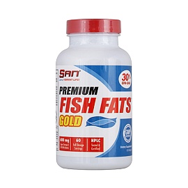 San Premium  Fish Fats Gold 120 Softgels