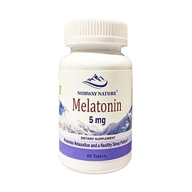 Norway Nature Melatonin 5 mg 60 tabl
