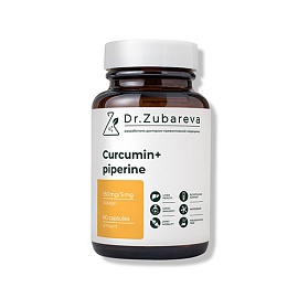 Dr. Zubareva - Curcumin piperin 60 Caps