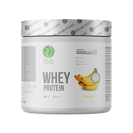 Nature Foods Whey Protein 450 g Banana