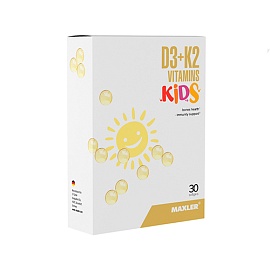 Maxler D3+K2 Vitamins Kids 30 sofgels 