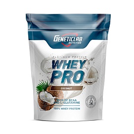 GeneticLab Whey Pro 1000 g Кокос