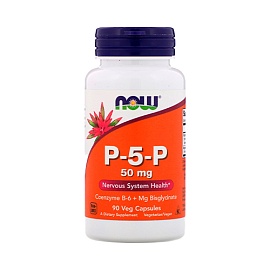NOW P-5-P 50 mg 90 Veg Capsules 