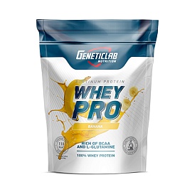 GeneticLab Whey Pro 1000 g Banana