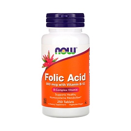 NOW Folic Acid 250 tablets 