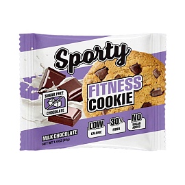 Sporty Овсяное Фитнес-печенье 30 г Молочный шоколад