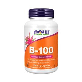 NOW B-100 100 Veg Capsules 