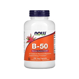 NOW B-50 250 veg capsules 