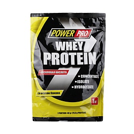 PowerPro Whey Protein 1000 g Банан