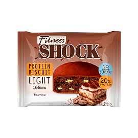 Fitnes Shock Protein Biscuit 40 g Tiramisu