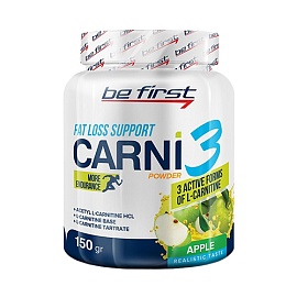 Be First Carni 3 Powder 150 g Apple