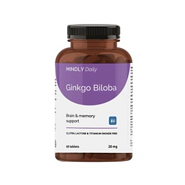 Mindly - Ginkgo Biloba 60 Tabl