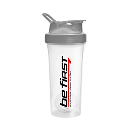 Шейкер Be First 600 ml TS1356-Grey Серая крышка 