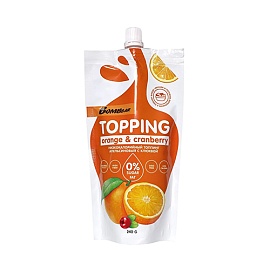 Bombbar Topping 240 g Orange & Cranberry