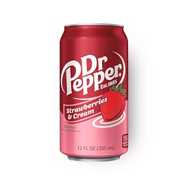 Напиток Dr.Pepper 355 ml Strawberries & Cream 