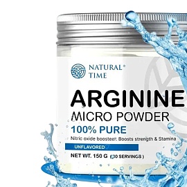 Natural Time Arginine 150 g Unflavored