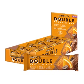 Fitnes Shock Double Protein Bar 40 g Bumble coffee