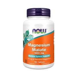 NOW Magnesium Malate 1000 mg 180 Tablets