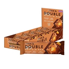 Fitnes Shock Double Protein Bar 40 g Chocolate Caramel