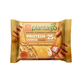 Plantago Protein Cookie 25% 40 g Арахис-соленая карамель