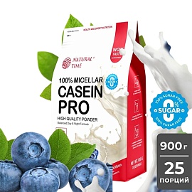 Natural Time Casein Pro 900 g Blueberries 
