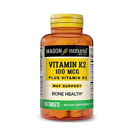 Mason Natural Vitamin K2 100 mcg 100 tablets 