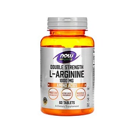 NOW Sports  L-Arginine 1000 mg 60 tabl