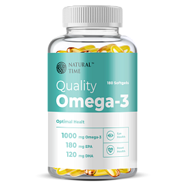 Natural Time Quality Omega-3 180 softgels