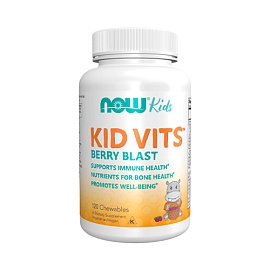 NOW Kids Kid Vits Berry Lemonade120 Chewables