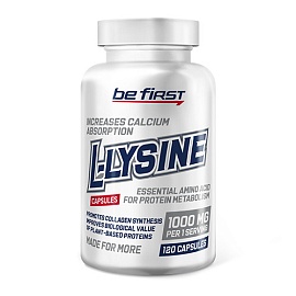 Be First L-lysine 1000 mg 120 caps 