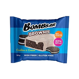 Bombbar Brownie 50 g Cookies & Cream