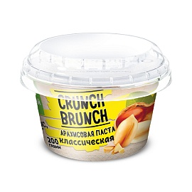 Crunch Brunch Арахисовая паста 200 гр. Классическая