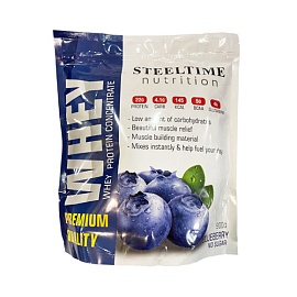 Steeltime Nutrition Whey 900 g Blueberry
