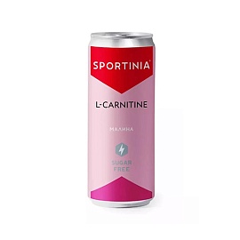 Sportinia L-carnitine 330 ml Sugar Free Малина