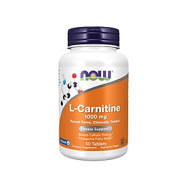 NOW  L-carnitine 1000 mg 50 Tabl